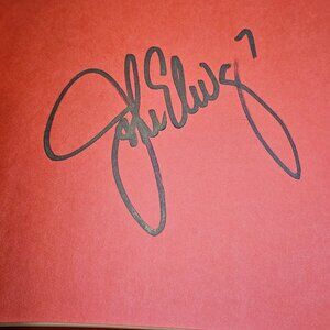 Authentic JOHN ELWAY Autograph book "Comeback Kid" mint